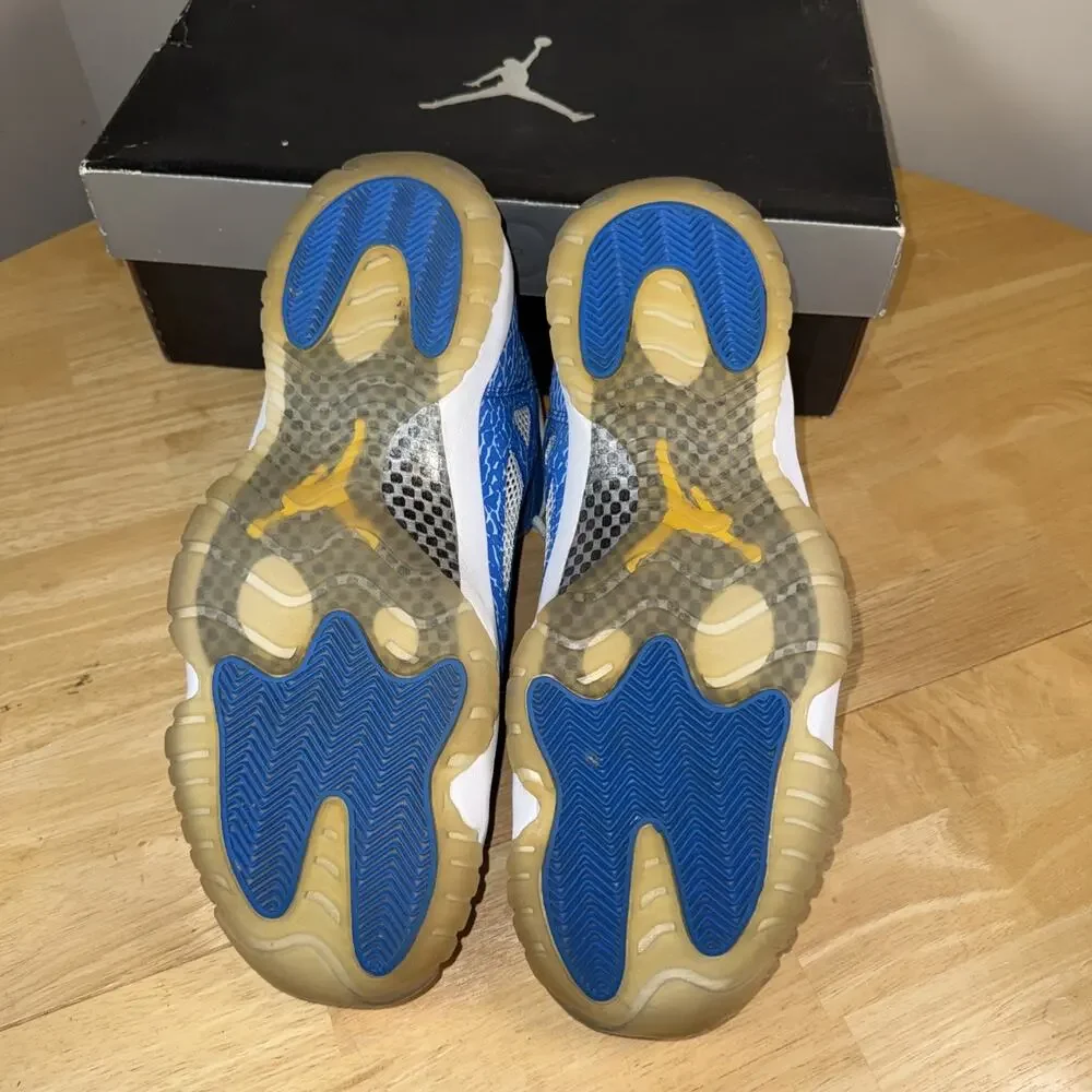 Size 14 - Jordan 11 Low IE Argon Blue Zest 306008-471 White Cement 2007 OG Box